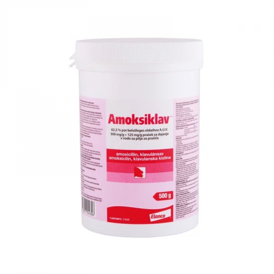 Amoksiklav 62,5% por 500 g