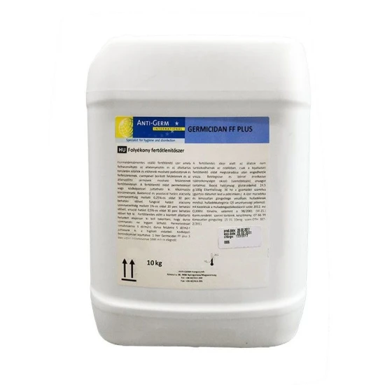 Anti-Germ Germicidan FF Plus 10 kg ködösíthető istálló felületfertőtlenítőszer kannában