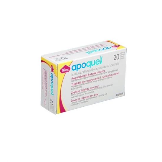 Apoquel 16 mg rágótabletta kutyák részére 20x