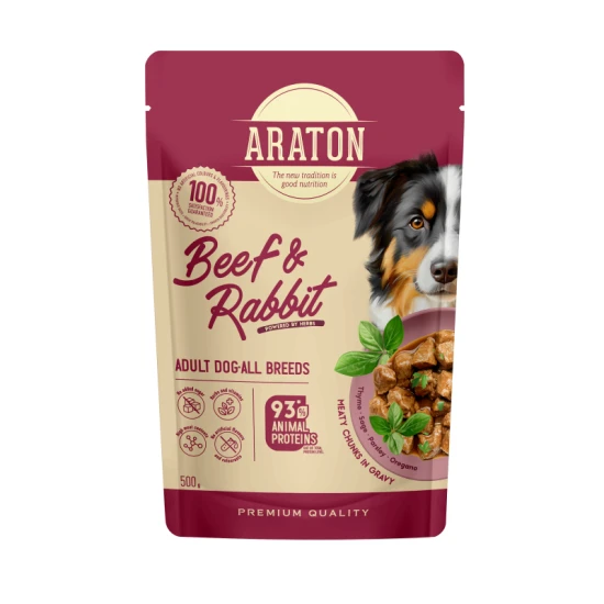 -Araton Dog Adult Beef&Rabbit all breeeds 500g
