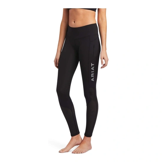 Ariat Eos teliszilikonos lovaglóleggings, fekete, M