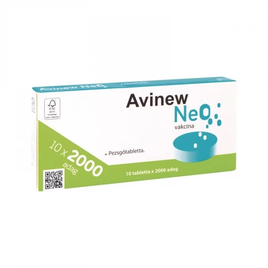 Avinew NEO vakcina pezsgőtabletta 2000 adag
