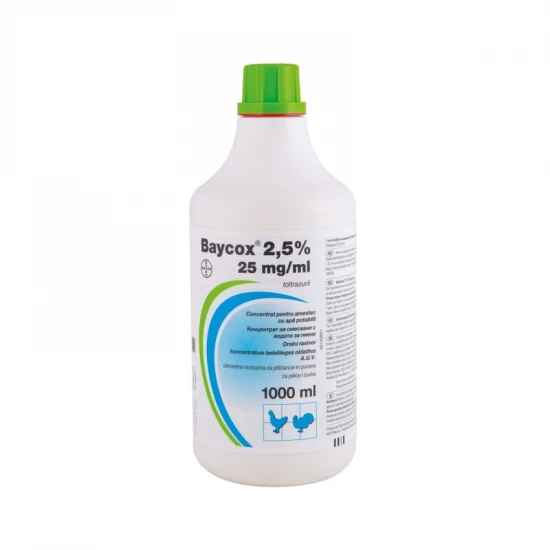 Baycox oral sol 2,5% 1000 ml
