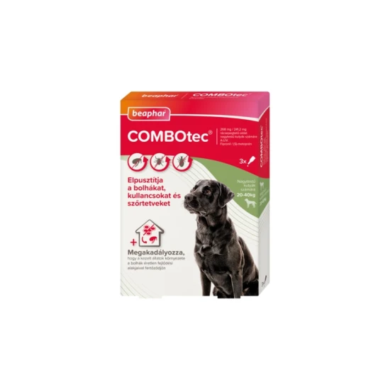 Beaphar COMBOtec Dog L 3x Bolha- és Kullancsirtó Spot On Kutyáknak