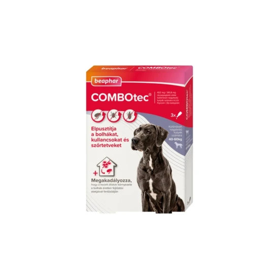 Beaphar COMBOtec Dog XL 3x Bolha- és Kullancsirtó Spot On Kutyáknak