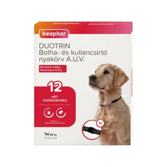 Beaphar Duotrin Gyógyszeres Nyakörv Kutyáknak