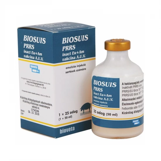 Biosuis PRRS inac EU+AM vakcina 25 adag 50 ml
