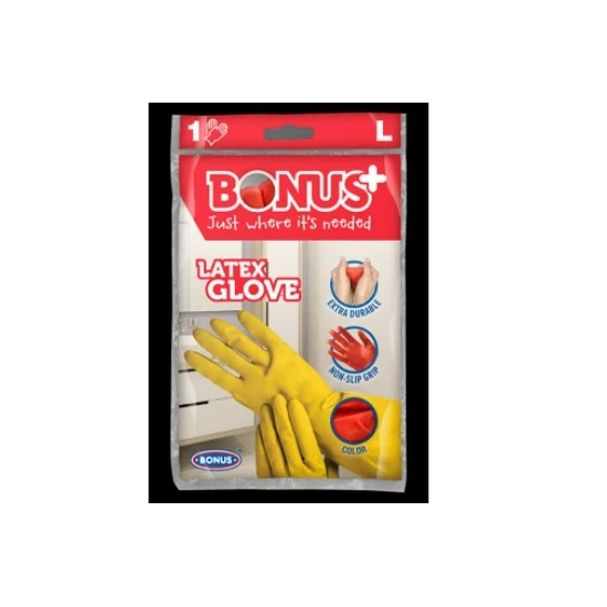 Bónusz gumikesztyű L