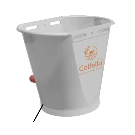 Borjúnevelő Ház Vödör Cumival és Csappal