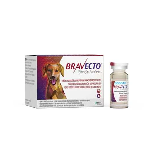 Bravecto 150 mg/ml por és oldószer szuszpenziós injekcióhoz kutyák számára