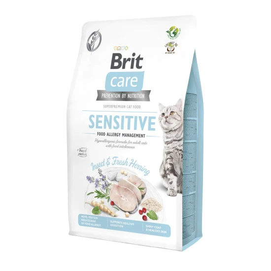 Brit Care Cat Grain-Free Food Allergy Management Insect macskatáp 2kg