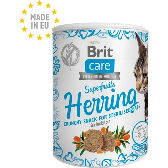 -Brit Care Cat Snack Superfruits Herring 100 g