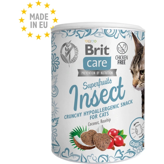 -Brit Care Cat Snack Superfruits Insect 100 g