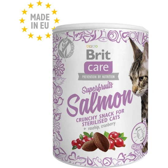 -Brit Care Cat Snack Superfruits Salmon 100 g