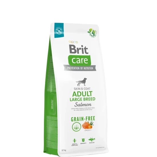 Brit Care Dog Grain-free Adult Large Breed Salmon & Potato kutyatáp 1kg