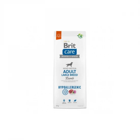 Brit Care Dog Hypoallergenic Adult Large Breed bárány, rizs kutyatáp 12kg