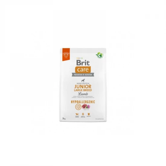Brit Care Dog Hypoallergenic Junior Large Breed bárány, rizs kutyatáp 3kg