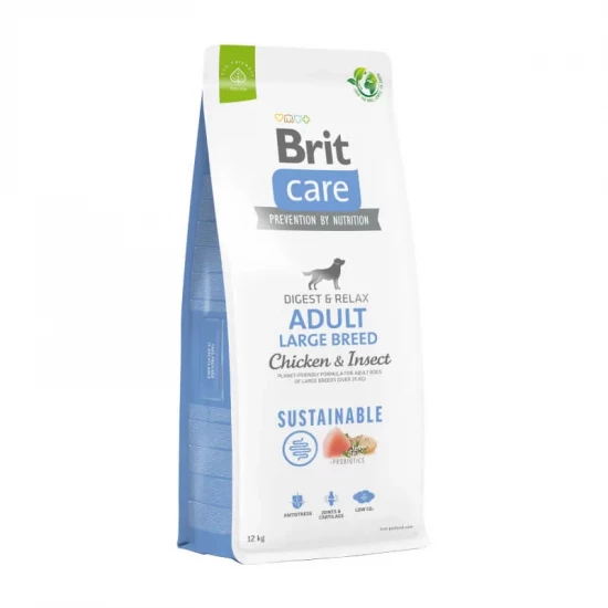 Brit Care Dog Sustainable Adult Large Breed Chicken & Insect kutyatáp 12kg