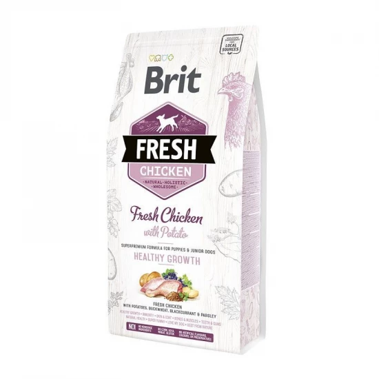 Brit Fresh Chicken with Potato Puppy Healthy Growth kutyatáp 2,5 kg