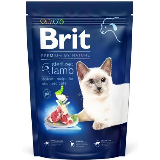 Brit Premium by Nature Cat Sterilized Lamb 1,5kg
