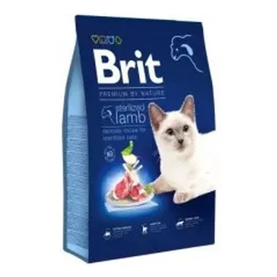 Brit Premium by Nature Cat Sterilized Lamb 8kg
