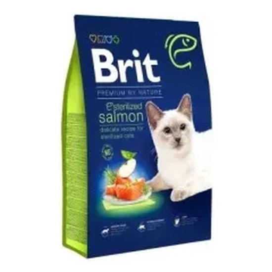 Brit Premium by Nature Cat Sterilized Salmon 8kg
