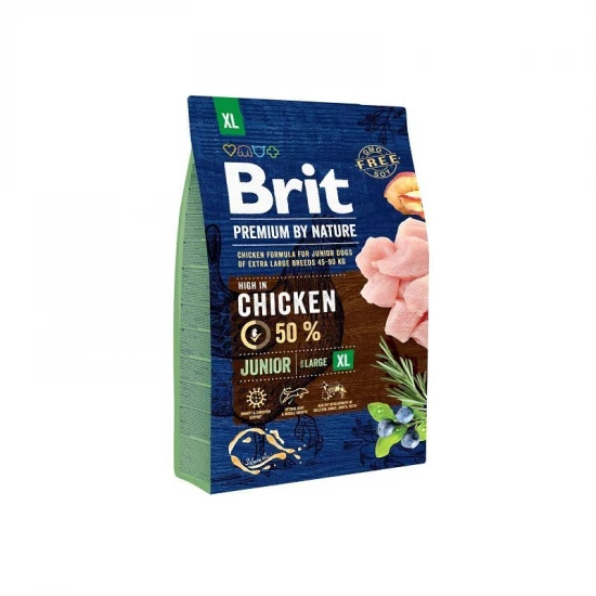 Brit Premium by Nature Junior Extra Large kutyatáp 3kg