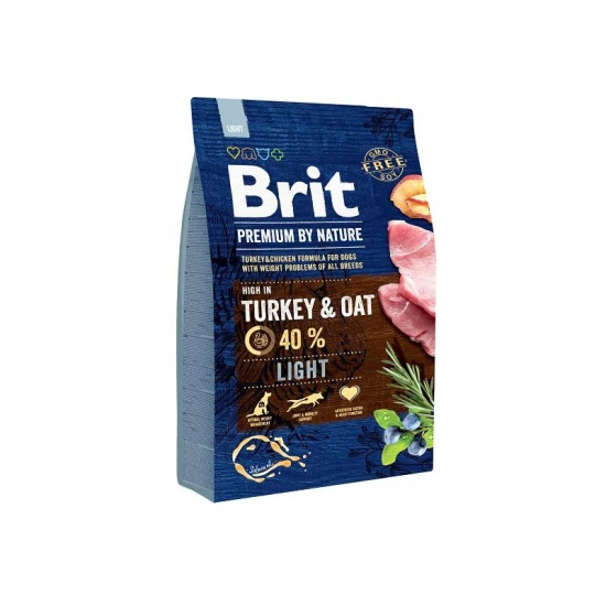 Brit Premium by Nature Light kutyatáp 3kg