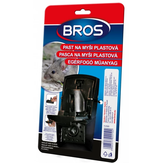Bros Egérfogó műanyag ERŐS