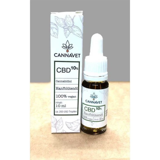 CannaVet 10% CBD olaj 10 ml