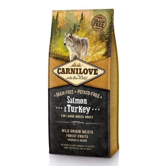 Carnilove Adult Large Salmon & Turkey- Lazac és Pulyka Hússal 12kg