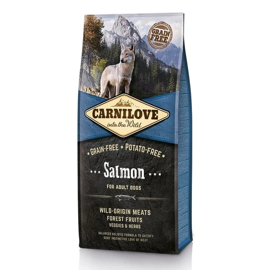 Carnilove Adult Salmon- Lazac Hússal 12kg