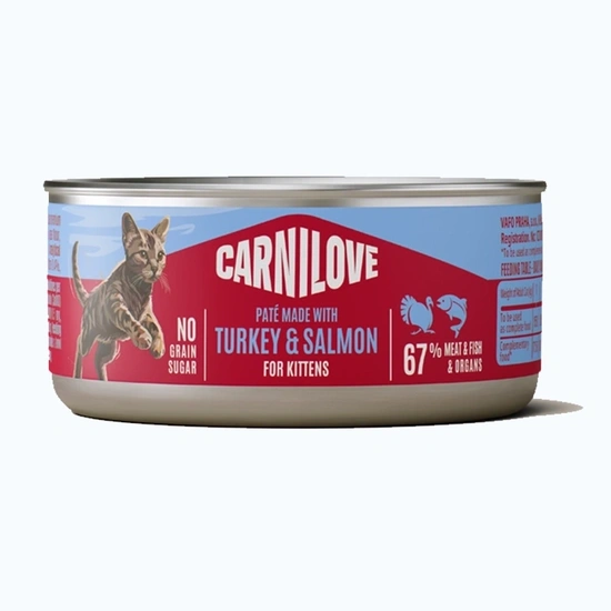 Carnilove Cat konzerv Paté Kitten Pulyka&lazac 100g