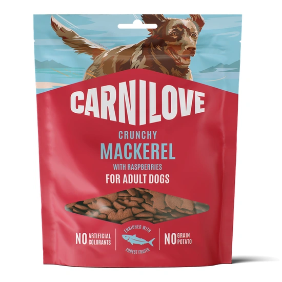 Carnilove Dog Crunchy Snack Mackerel With Raspberries - Makréla Málnával 200g