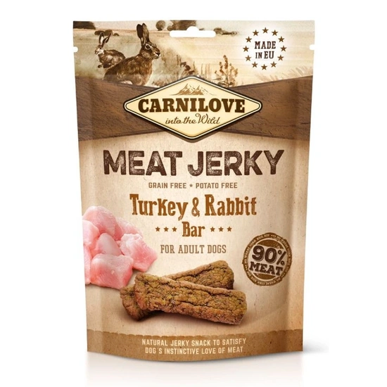 Carnilove Dog Jutalomfalat Jerky Turkey&Rabbit Bar – pulyka&nyúl 100g