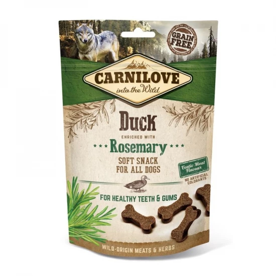 -Carnilove Dog Jutalomfalat Semi Moist Duck&rosemary - Kacsa rozmaringgal 200g