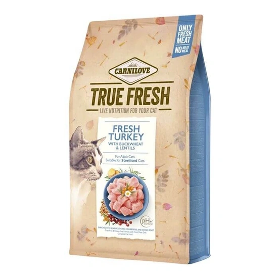Carnilove True Fresh Cat Adult Turkey - pulyka 4,8kg