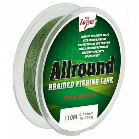CarpZoom Allround fonott zsinór 110 m, ? 0,14 mm, PT 9,43 kg