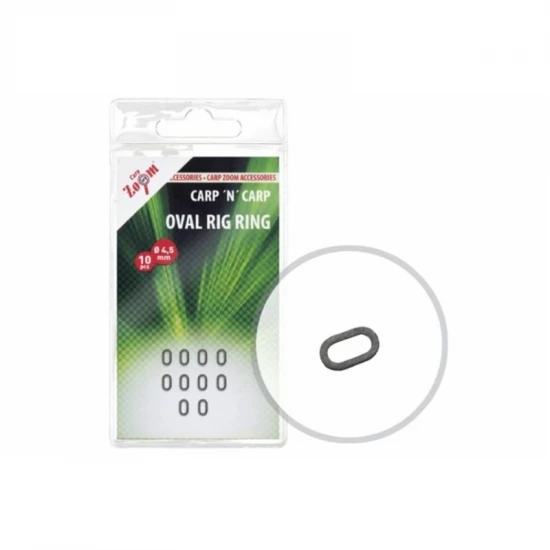 CarpZoom Ovális előkegyűrű 4,5 mm, 10 db