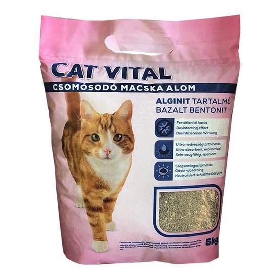 Cat Vital macskaalom alginit tartalmú bazalt bentonit 5kg
