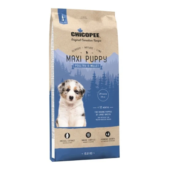 Chicopee CNL Maxi Puppy Poultry & Millet 15kg Chicopee CNL Maxi Puppy Poultry & Millet 15kg