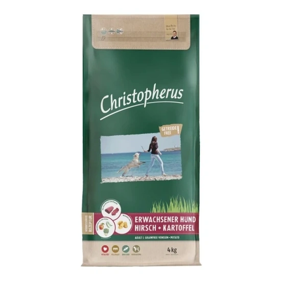 Christopherus Dog Adult Grainfree Szarvas és burgonya Large 4kg