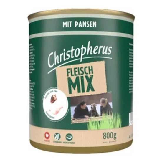 Christopherus Dog konzerv meat mix pacal 800g