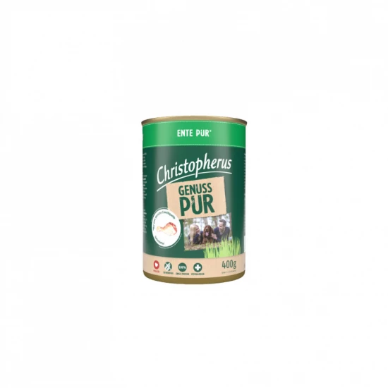 Christopherus Dog konzerv pure kacsa 400g