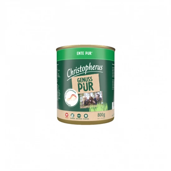 Christopherus Dog konzerv pure kacsa 800g