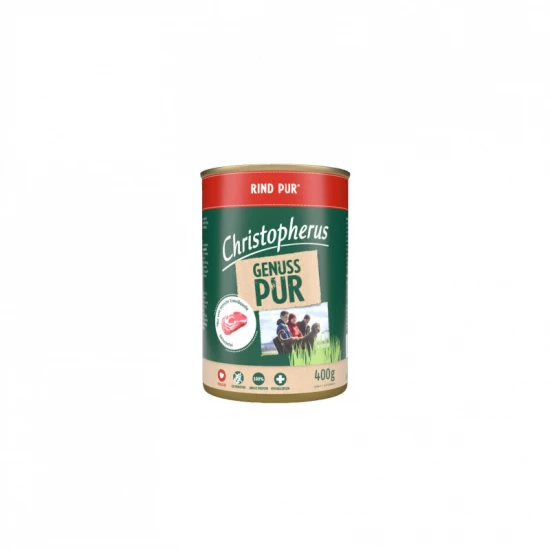 Christopherus Dog konzerv pure marha 400g