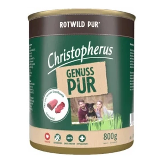 Christopherus Dog konzerv pure vadhús 800g
