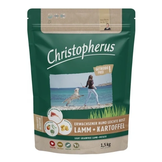 Christopherus Dog Light Grainfree Bárány és burgonya 1,5kg