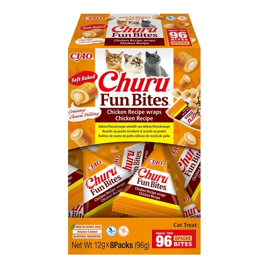 Ciao Churu Fun Bites Macska Wrap Csirkével 8x12g