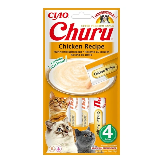 Ciao Churu Macska Folyékony Jutalomfalat Csirkével 4x14g